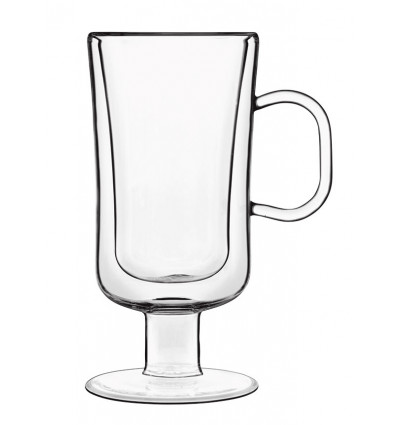 Irish Coffee Glasses in Double Wall Double Walled Glass 25cl