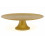 Gold cake plate with foot Glitter 33cm