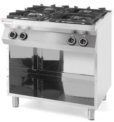 Gas cooker Kitchen Line 4-burner open stand