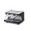 Wega coffee machine, 2-group, electronic, black