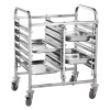 Double mobile trolley - 12 x GN 1/1