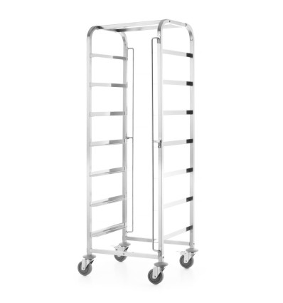 Mobile trolley for dishwasher baskets - 7 x 500x500 mm