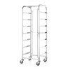 Mobile trolley for dishwasher baskets - 7 x 500x500 mm