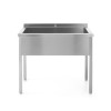 Single sink table - welded