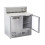 Стол холодильний 2-дверный с надставкой и гранитной столешницей