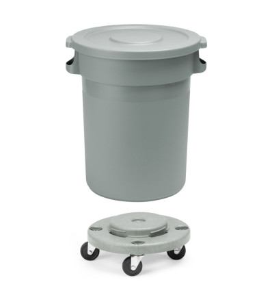 Trolley for waste container, 80 L