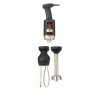 Hand mixer with mixing arm and replaceable whipping arm MB-21