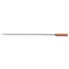 Churrasco narrow barbecue skewer, with wooden handle