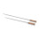 Churrasco wide barbecue skewer, with wooden handle