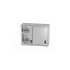 Wall mounted cabinet with sliding doors - welded, depth: 300 mm.