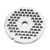 Strainer for a high efficiency meat grinder