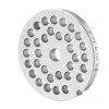 Strainer for a high efficiency meat grinder