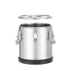 Insulated stainless steel food transport container Kitchen Line.