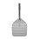 Pizza scoop with short handle, squared, perforated