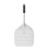 Pizza scoop with short handle, squared, perforated