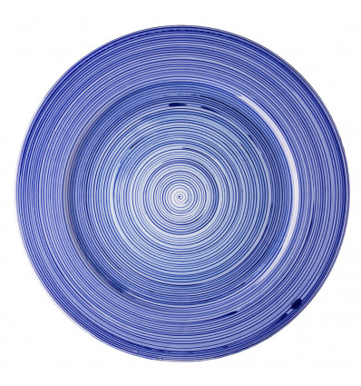 Plate Indigo Mirabell Spiral X8849 20cm