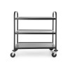 Serving trolley matt black