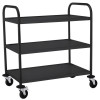 Serving trolley matt black