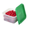 CamSquare® transparent polypropylene food storage container.