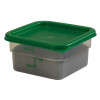 CamSquare® transparent polypropylene food storage container.