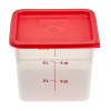 CamSquare® transparent polypropylene food storage container.