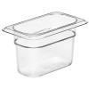 Camwear® GN 1/9 polycarbonate container.