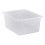Container GN 1/2 transparent polypropylene.