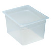 Container GN 1/2 transparent polypropylene.