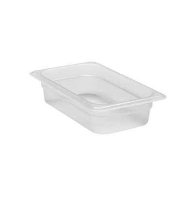 Container GN 1/4 transparent polypropylene.