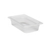 Container GN 1/4 transparent polypropylene.