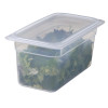 Container GN 1/4 transparent polypropylene.