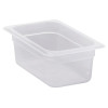 Container GN 1/4 transparent polypropylene.