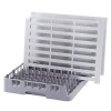 Camrack® dishwasher tray rack, open end, grey.