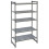Camshelving ® Basics Plus storage rack made of composite plastic with 4 vented shelves