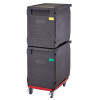 Cam GoBox® izolēts konteiners, priekšējā iekraušana, 600x400 mm konteineriem, ar 9 integrētām sliedēm