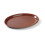 Mykonos – mahogany serving tray, oval, non-slip surface.