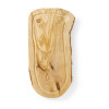 Serving board, olive wood, rectangular, with groove