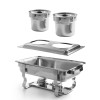 Conversion for 2 bain-marie pans