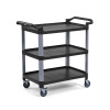 3-shelf service trolley polypropylene