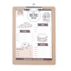 Menu clipboard