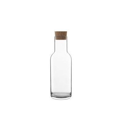 Carafe with cork stopper 1l