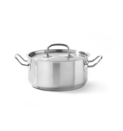 Stew pan low - with lid