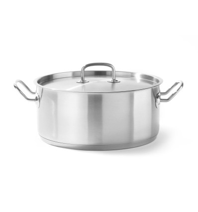 Stew pan low - with lid