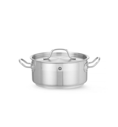 Stew pan low - with lid