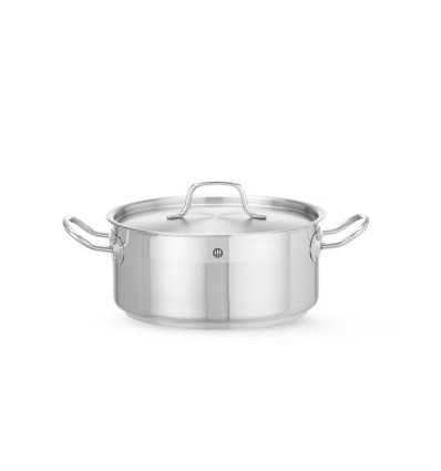 Stew pan low - with lid