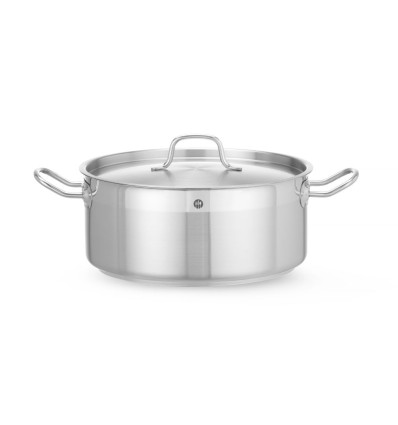 Stew pan low - with lid