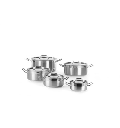 Stew pan low - with lid