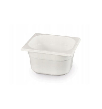 Container GN 1/6 white polycarbonate