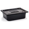 Lid for GN containers black polycarbonate