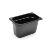 Container GN 1/4 black polycarbonate